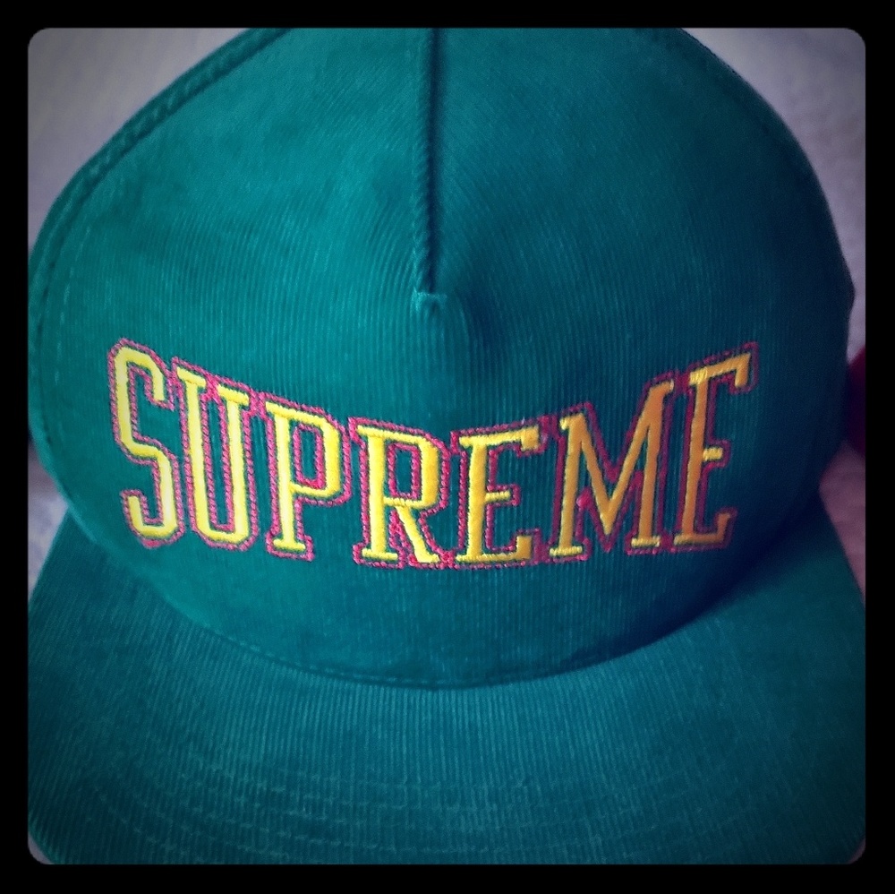 Supreme waffle 5 panel green